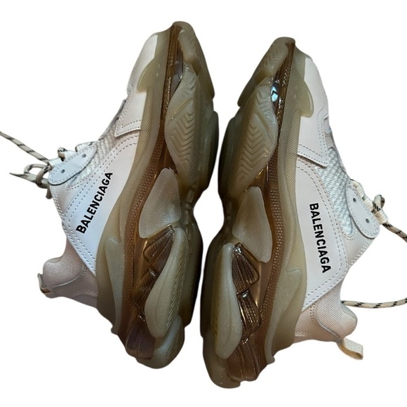 Balenciaga Chunky White Sneakers with Black Accents size 7(37) - Picture 11 of 11